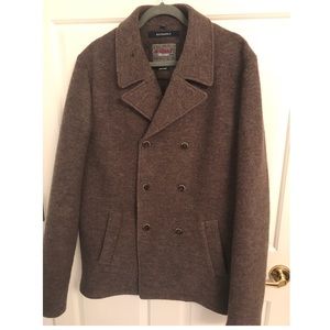 New Suitsupply pure wool men’s peacoat